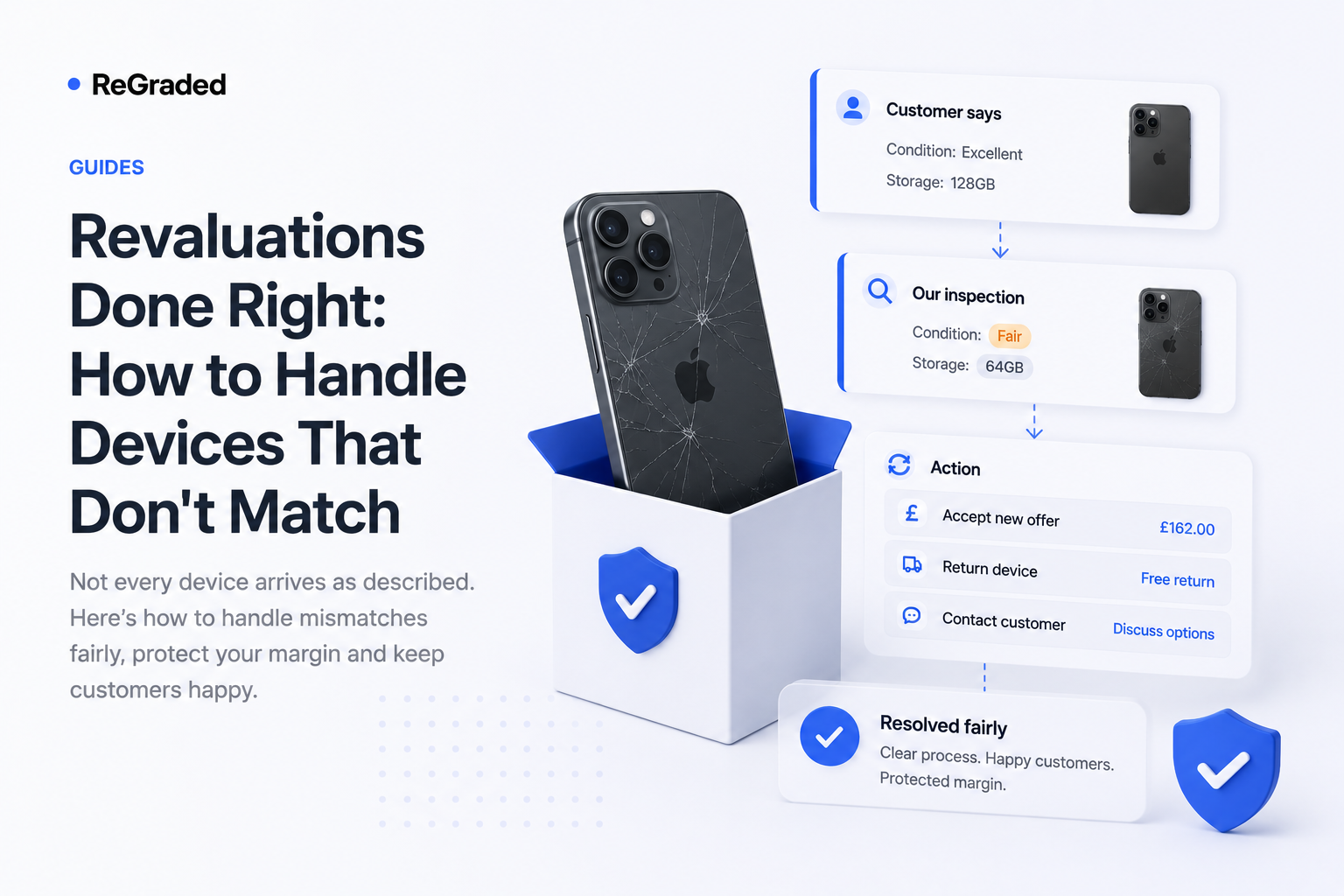 Revaluations Done Right: How to Handle Devices That Don't Match