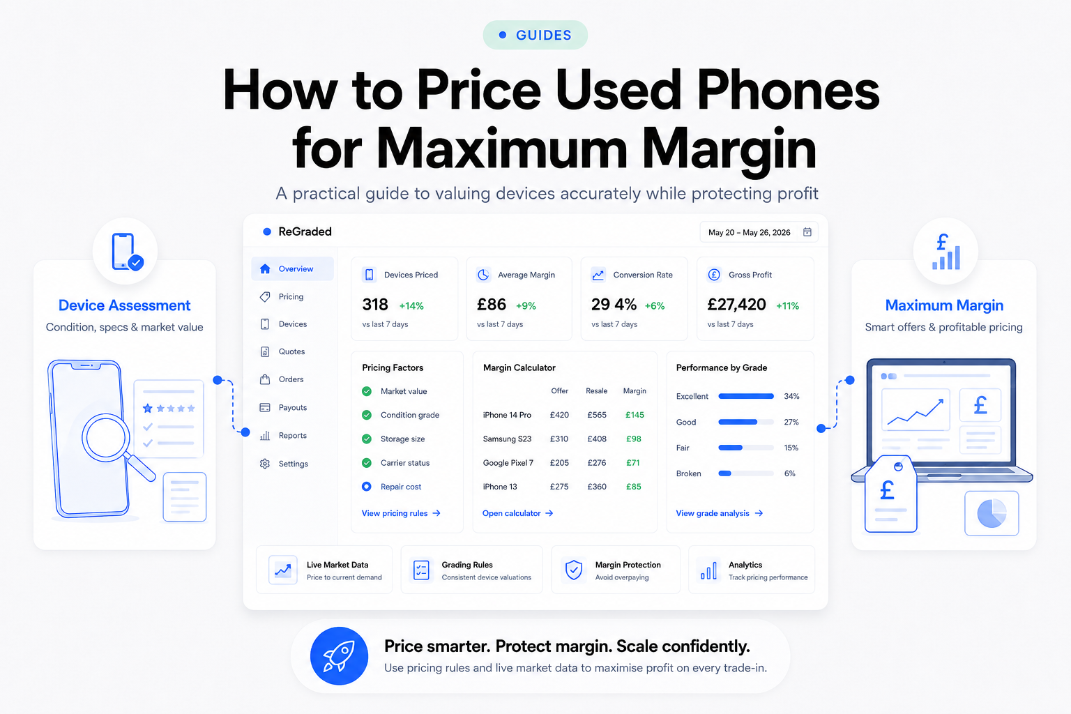 How to Price Used Phones for Maximum Margin